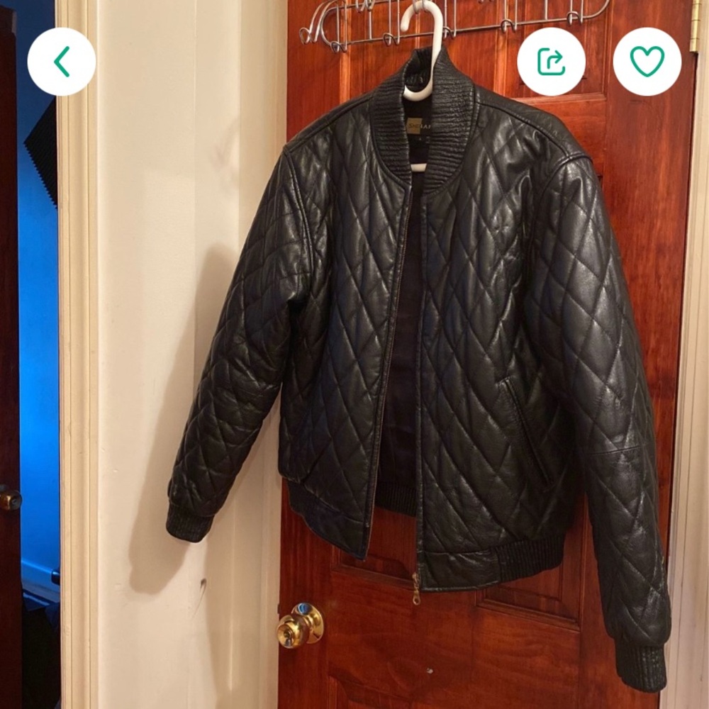 Leather Bomber
